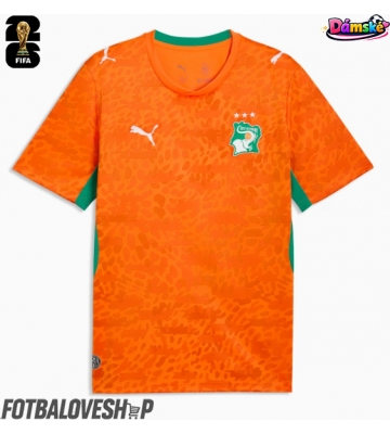 Pobřeží slonoviny Dámské Domácí Dres MS 2026 Krátký Rukáv